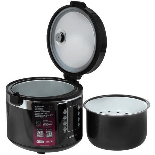 Купить Мультиварка Polaris PMC 0528 Wi-FI IQ Home черный  5330078. Характеристики, отзывы и цены в Донецке