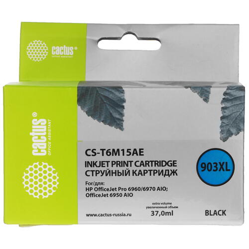 Купить Картридж Cactus CS-T6M15AE черный  9914075. Характеристики, отзывы и цены в Донецке
