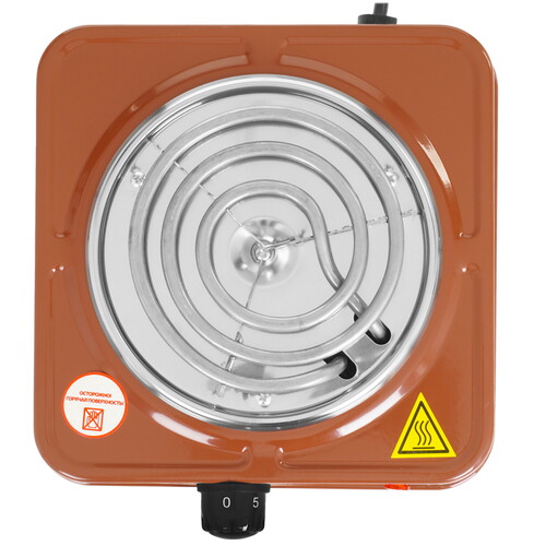 Купить Плита компактная электрическая Матрена МА-060 коричневый  8199735. Характеристики, отзывы и цены в Донецке