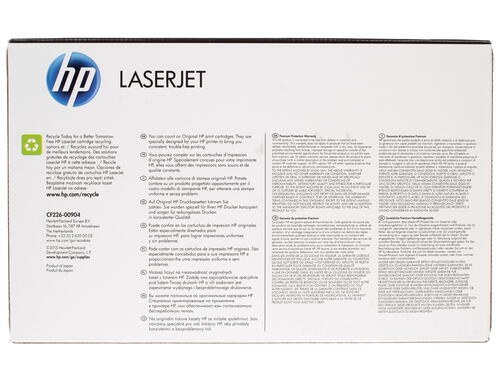 Купить Картридж лазерный HP 26X (CF226X) черный  1031245. Характеристики, отзывы и цены в Донецке