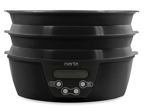 Купить Сушилка для овощей и фруктов MARTA MT-FD1888A черный  9934667. Характеристики, отзывы и цены в Донецке