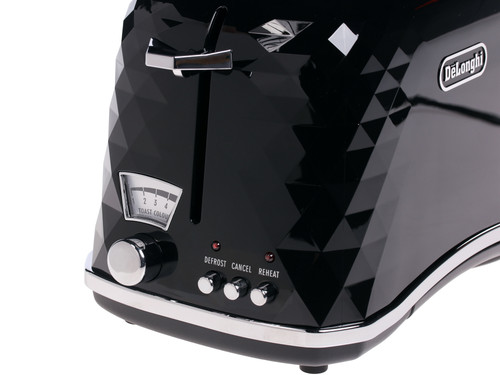 Купить Тостер DeLonghi CTJ 2103.BK черный  1042772. Характеристики, отзывы и цены в Донецке