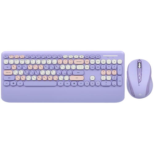 Купить Клавиатура+мышь беспроводная   DEXP SMK-679612AG фиолетовый  5410078. Характеристики, отзывы и цены в Донецке
