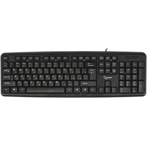 Купить Клавиатура проводная Gembird KB-8320U-BL  1329740. Характеристики, отзывы и цены в Донецке