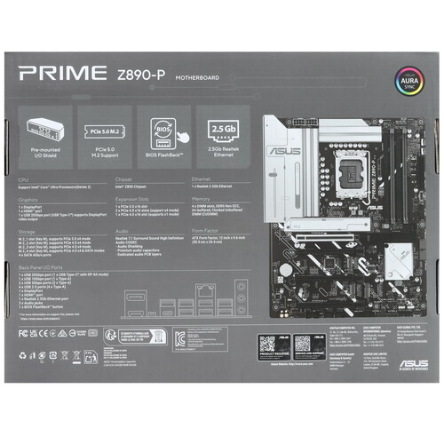Купить Материнская плата ASUS PRIME Z890-P  5603249. Характеристики, отзывы и цены в Донецке