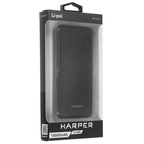 Купить Портативный аккумулятор Harper PB-10011 черный  4816355. Характеристики, отзывы и цены в Донецке