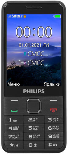 Купить Сотовый телефон Philips Xenium E335 черный  4891386. Характеристики, отзывы и цены в Донецке