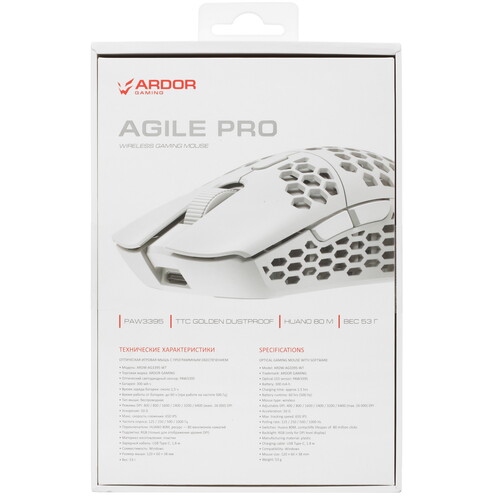 Купить Мышь беспроводная/проводная ARDOR GAMING Agile PRO  9988316. Характеристики, отзывы и цены в Донецке