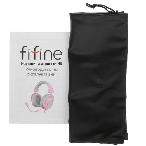 Купить Проводные наушники Fifine H6 розовый 2022  5404667. Характеристики, отзывы и цены в Донецке