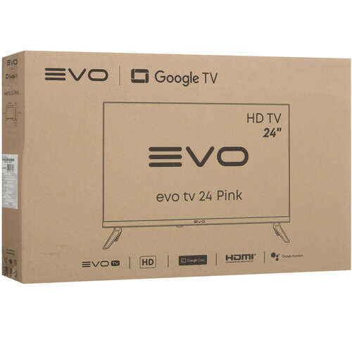 Купить 24" (61 см) Телевизор EVO TV 24 розовый  5641941. Характеристики, отзывы и цены в Донецке