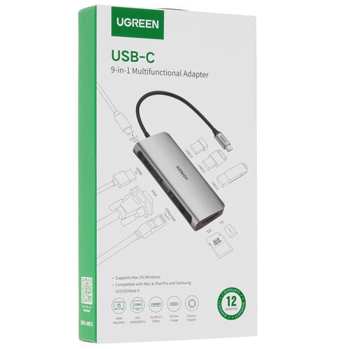 Купить Док-станция Ugreen CM179  4866171. Характеристики, отзывы и цены в Донецке