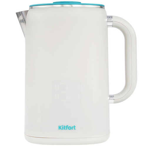 Купить Электрочайник Kitfort КТ-6687 серый  9168146. Характеристики, отзывы и цены в Донецке