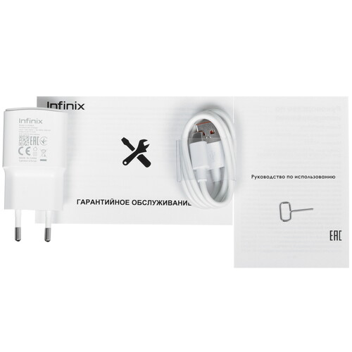 Купить 6.7" Смартфон Infinix SMART 9 64 ГБ серебристый  5488705. Характеристики, отзывы и цены в Донецке