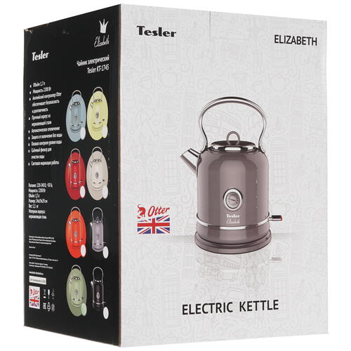 Купить Электрочайник Tesler KT-1745 зеленый  8161068. Характеристики, отзывы и цены в Донецке