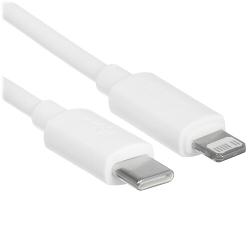 Купить Кабель круглый Baseus Lightning 8-pin - USB Type-C белый 1.5 м  5627693. Характеристики, отзывы и цены в Донецке