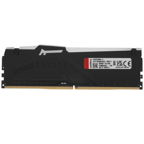 Купить Оперативная память Kingston FURY Beast Black RGB [KF552C40BBA-8] 8 ГБ  5049416. Характеристики, отзывы и цены в Донецке