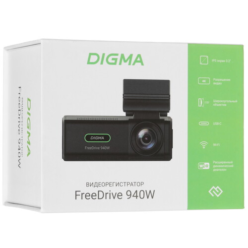 Купить Видеорегистратор Digma FreeDrive 940W  5636326. Характеристики, отзывы и цены в Донецке