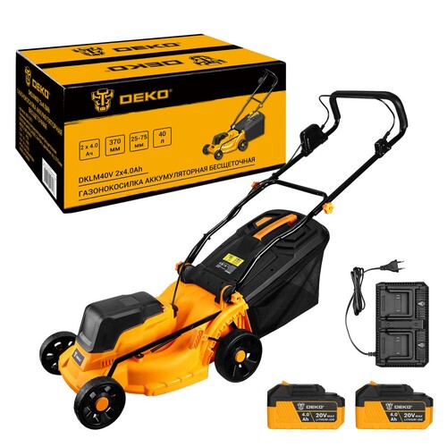 Купить Газонокосилка аккумуляторная DEKO DKLM40V  9136507. Характеристики, отзывы и цены в Донецке