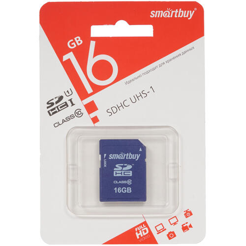 Купить Карта памяти Smartbuy SDHC 16 ГБ [SB16GBSDHCCL10]  1325263. Характеристики, отзывы и цены в Донецке