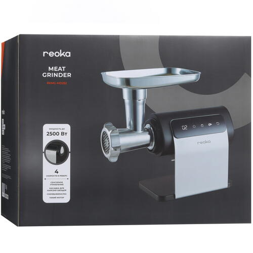 Купить Мясорубка электрическая Reoka RKMG-MD252 черный  9014703. Характеристики, отзывы и цены в Донецке