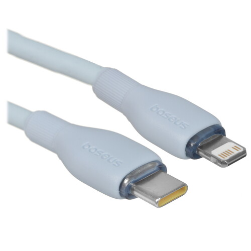 Купить Кабель круглый Baseus Lightning 8-pin - USB Type-C голубой 1.5 м  5627475. Характеристики, отзывы и цены в Донецке