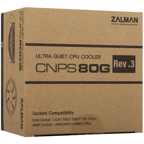 Купить Кулер для процессора ZALMAN CNPS80G Rev.3  черный  5082815. Характеристики, отзывы и цены в Донецке