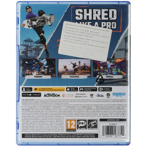 Купить Игра Tony Hawk's Pro Skater 3 + 4 (PS5)  5635483. Характеристики, отзывы и цены в Донецке