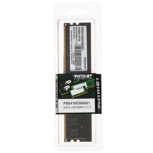 Купить Оперативная память Patriot Signature Line [PSD416G266681] 16 ГБ  1695583. Характеристики, отзывы и цены в Донецке