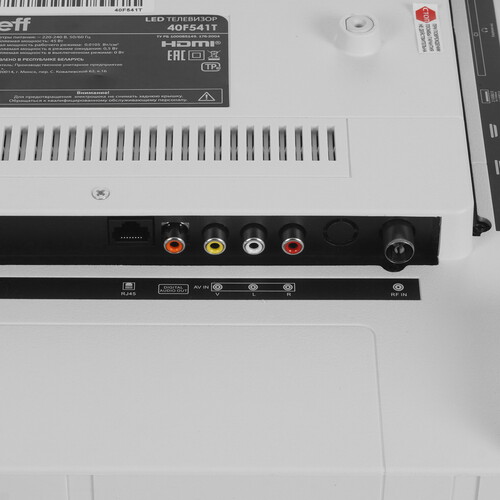Купить 39.5" (100 см) Телевизор Leff 40F541T белый  9916088. Характеристики, отзывы и цены в Донецке