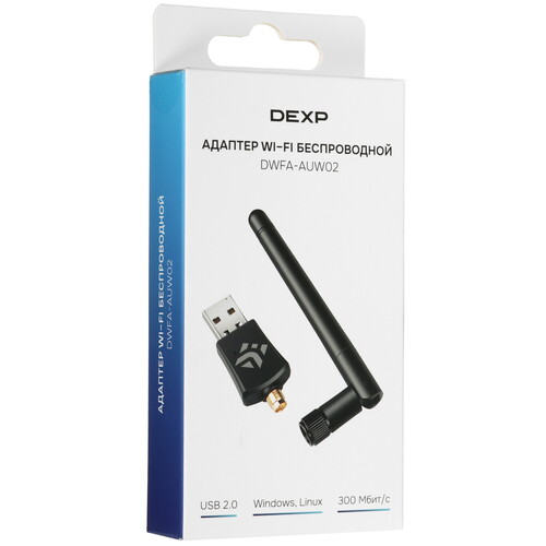 Купить Wi-Fi адаптер DEXP DWFA-AUW02  9249759. Характеристики, отзывы и цены в Донецке