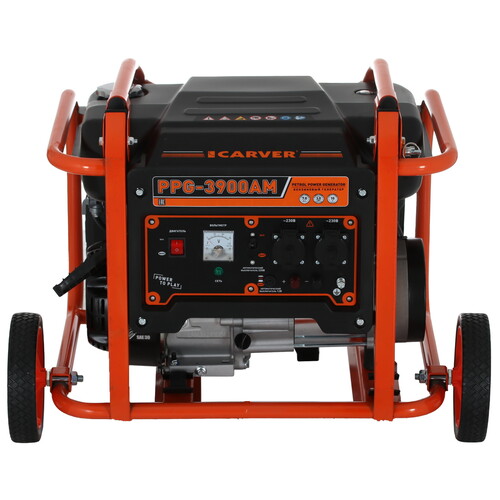 Купить Электрогенератор   бензиновый Carver PPG-3900АM  9100266. Характеристики, отзывы и цены в Донецке