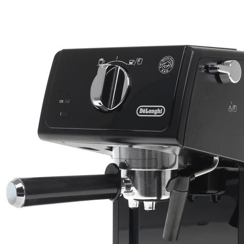 Купить Кофеварка рожковая DeLonghi Active Line ECP 31.21 черный  8116359. Характеристики, отзывы и цены в Донецке