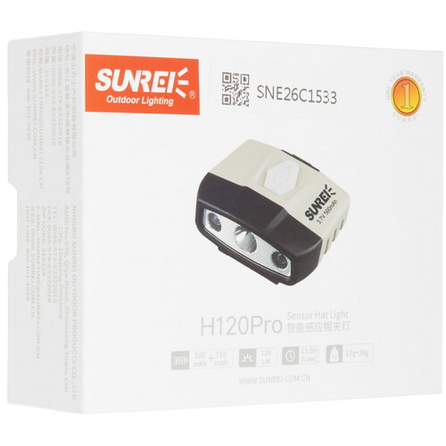 Купить Фонарь Sunree H120 Pro Grey  9135628. Характеристики, отзывы и цены в Донецке