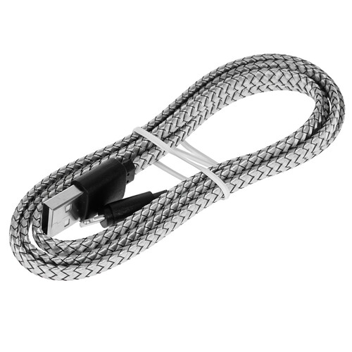 Купить Кабель круглый Cablexpert Lightning 8-pin - USB 2.0 Type-A серебристый 1 м  9092871. Характеристики, отзывы и цены в Донецке