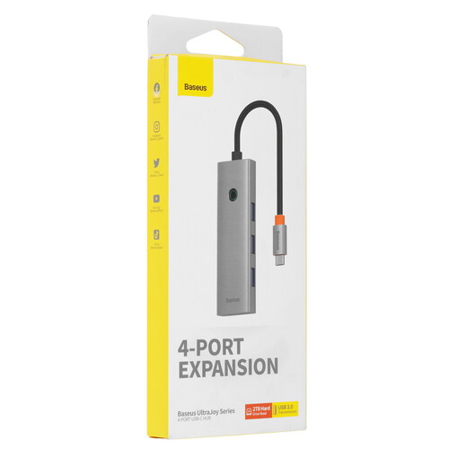 Купить USB-разветвитель Baseus UltraJoy Series HUB  5488070. Характеристики, отзывы и цены в Донецке
