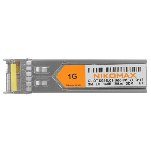Купить SFP-модуль NIKOMAX GL-OT-SG14LC1-1550-1310-D  5631069. Характеристики, отзывы и цены в Донецке
