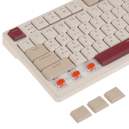 Купить Клавиатура  проводная + беспроводная Royal Kludge RK N80  9173825. Характеристики, отзывы и цены в Донецке