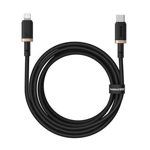 Купить Кабель круглый Baseus Lightning 8-pin - USB Type-C золотистый 2 м  5627541. Характеристики, отзывы и цены в Донецке