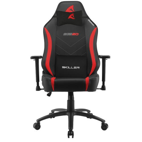 Купить Кресло игровое Sharkoon SGS20-BK/RD красный  5004443. Характеристики, отзывы и цены в Донецке