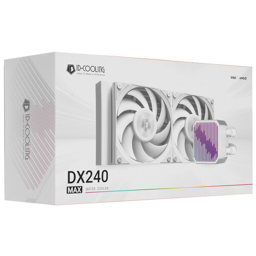 Купить Система охлаждения ID-COOLING DX240 MAX  белая  5619508. Характеристики, отзывы и цены в Донецке