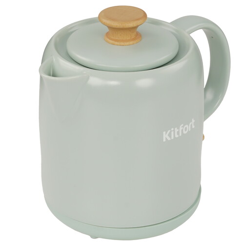 Купить Электрочайник Kitfort KT-8746 зеленый  9290313. Характеристики, отзывы и цены в Донецке