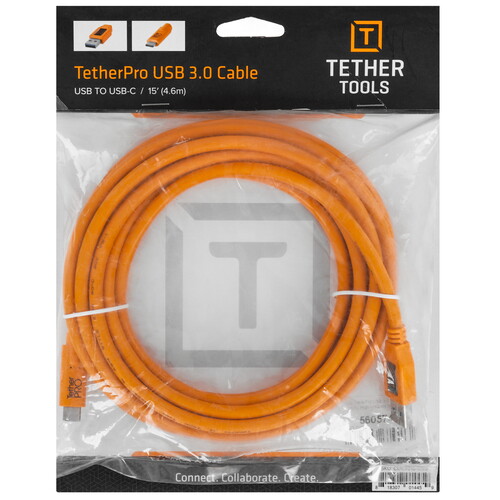 Купить Кабель круглый Tether Tools USB Type-C - USB 3.2 Gen 1 Type-A оранжевый 4.6 м  5605742. Характеристики, отзывы и цены в Донецке