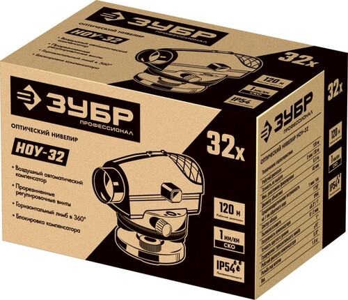 Купить Оптический нивелир Зубр НОУ-32  9107493. Характеристики, отзывы и цены в Донецке