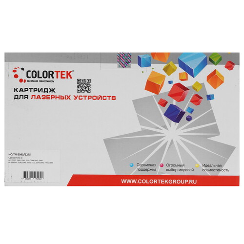 Купить Картридж лазерный Colortek TN-2090/TN-2275 черный  8157567. Характеристики, отзывы и цены в Донецке