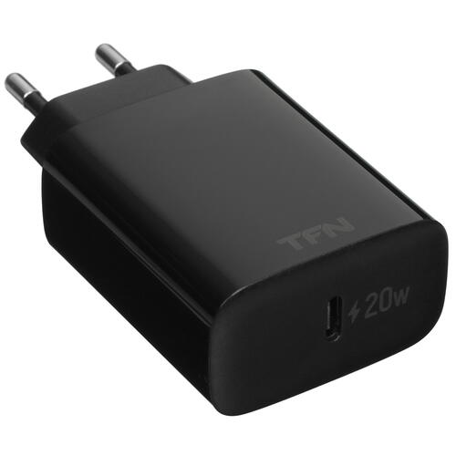 Купить Сетевое зарядное устройство TFN RAPID Type-C PD 20W черный  5367358. Характеристики, отзывы и цены в Донецке