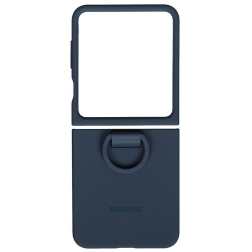 Купить Накладка  Samsung Silicone Case для Samsung Galaxy Z Flip6 синий  9132210. Характеристики, отзывы и цены в Донецке