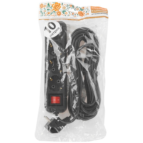 Купить Удлинитель TDM ELECTRIC Народный SQ1303-1129 черный  9277156. Характеристики, отзывы и цены в Донецке