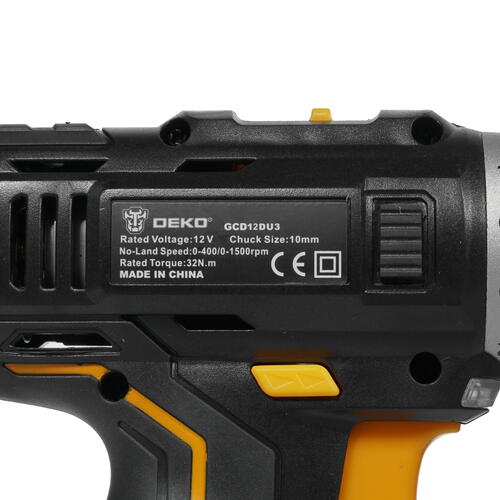 Купить Дрель-шуруповерт DEKO GCD12DU3 063-4138  5304307. Характеристики, отзывы и цены в Донецке