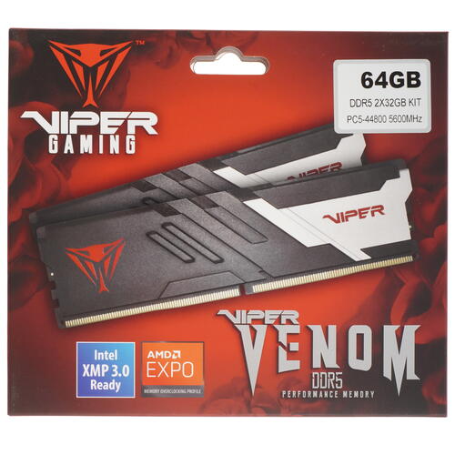 Купить Оперативная память Patriot Viper Venom [PVV564G560C40K] 64 ГБ  5093718. Характеристики, отзывы и цены в Донецке