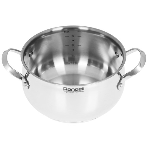 Купить Кастрюля Rondell Calypso RDS-1671 3.8 л 20 см серебристый  9309606. Характеристики, отзывы и цены в Донецке